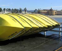 Boats for rent, Santa Cruz Wharf, California