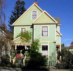 Victorian Home at 210 Mission Street in Santa Cruz, California