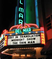 Movie Marquee, Santa Cruz, California